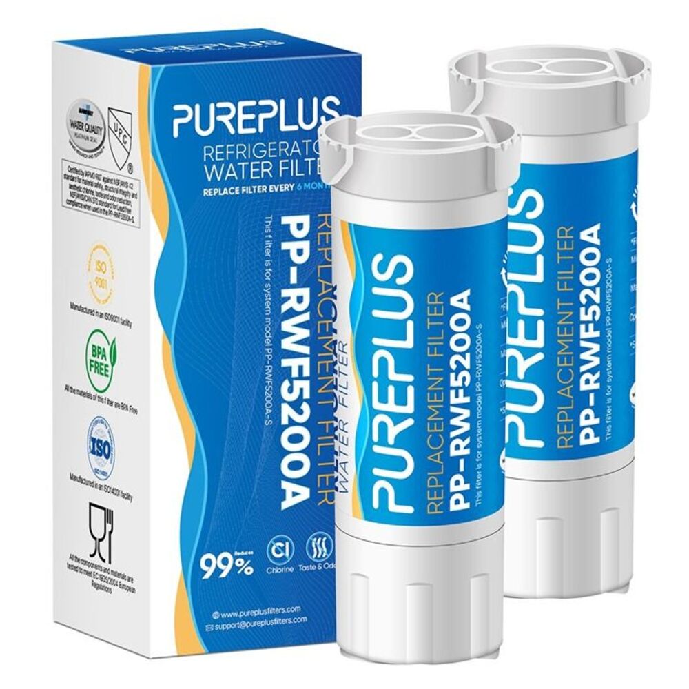 PUREPLUS XWF (NOT XWFE, NO Chips) Replacement for GE WR17X30702, GBE21, GDE21, G
